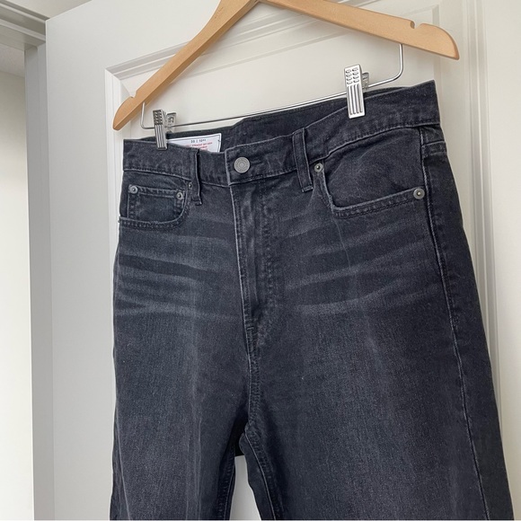 Sky High Rise Cheeky Straight Jeans with Washwell size 30 Regular in Black Rinse - Picture 10 of 14